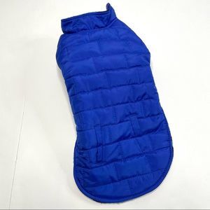 Reversible Blue Dog Puffer Jacket